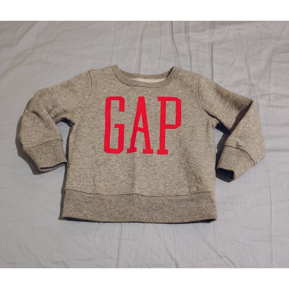 Baby Gap Sweater Size 2T Crew Neck Long Sleeve Gray- Ships Same Business Day!